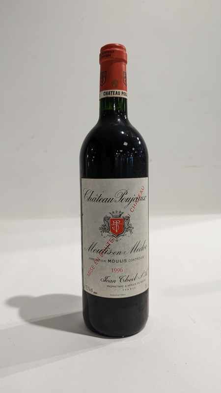 1 Blle CH. POUJEAUX, Moulis 1996.