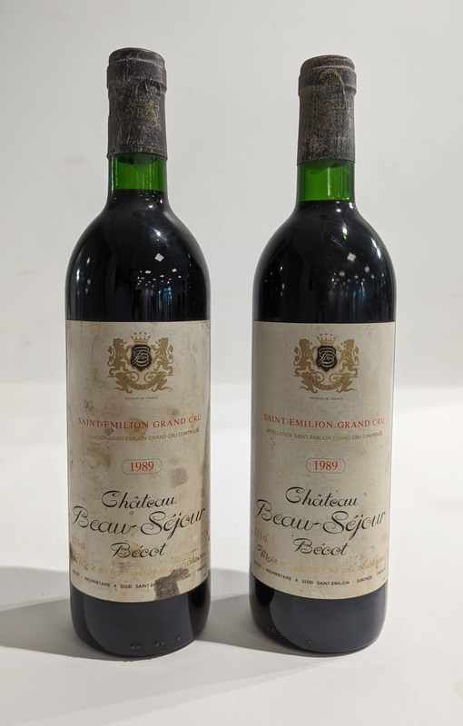 2 Blles CH. BEAU SEJOUR BÉCOT, Saint-Emilion...
