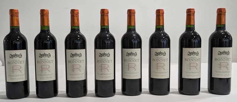 8 Blles CH. BONNET, Bordeaux 2005.