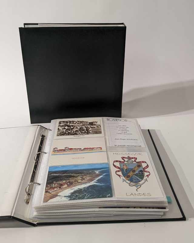 [HOSSEGOR] - DEUX ALBUMS DE CARTES POSTALES...