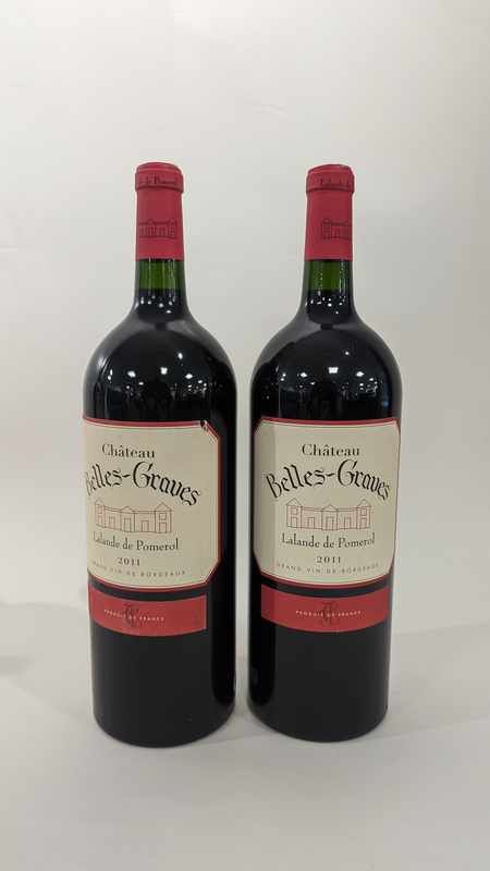 2 Mag. CH. BELLES GRAVES Lalande de Pomerol...