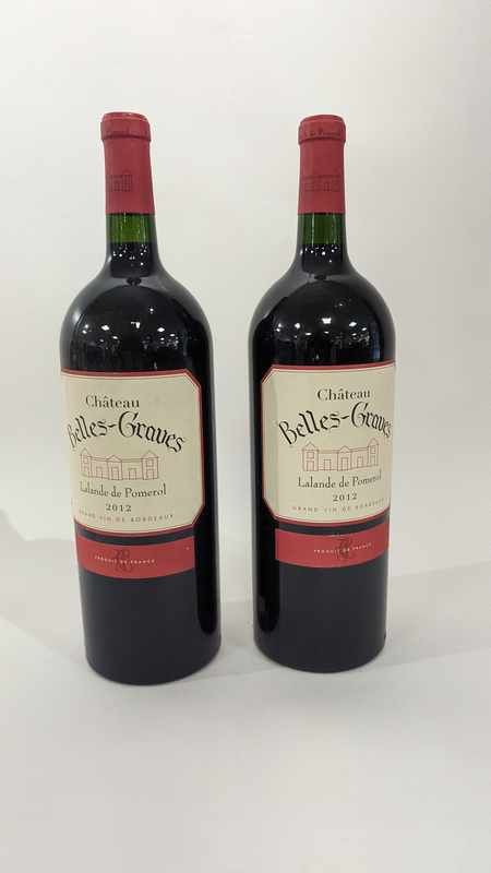 2 Mag. CH. BELLES GRAVES Lalande de Pomerol...