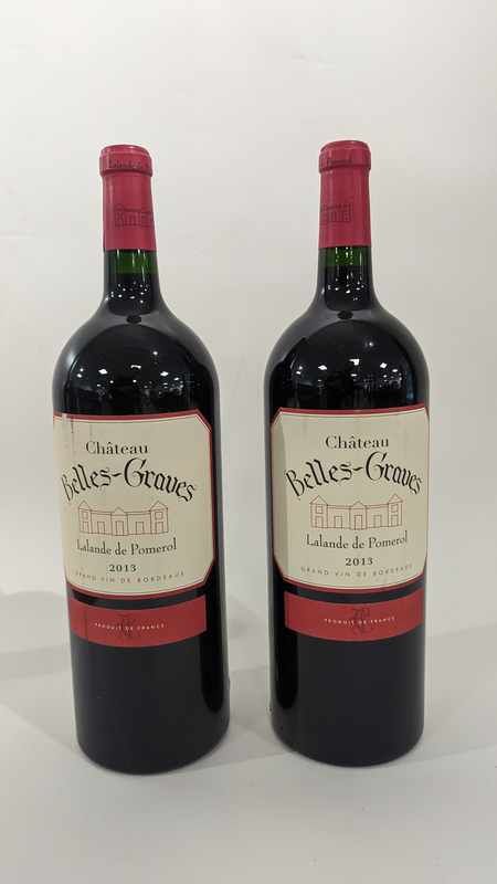 2 Mag. CH. BELLES GRAVES Lalande de Pomerol...
