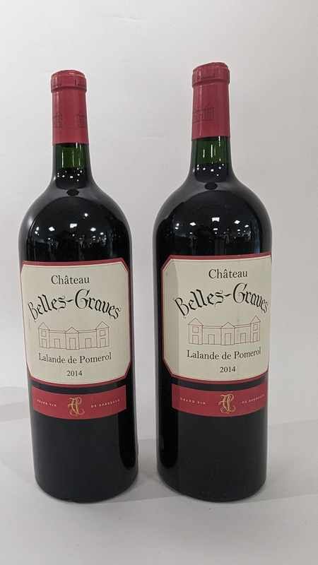2 Mag. CH. BELLES GRAVES Lalande de Pomerol...