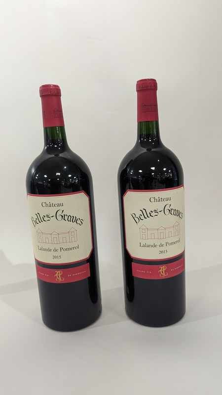 2 Mag. CH. BELLES GRAVES Lalande de Pomerol...