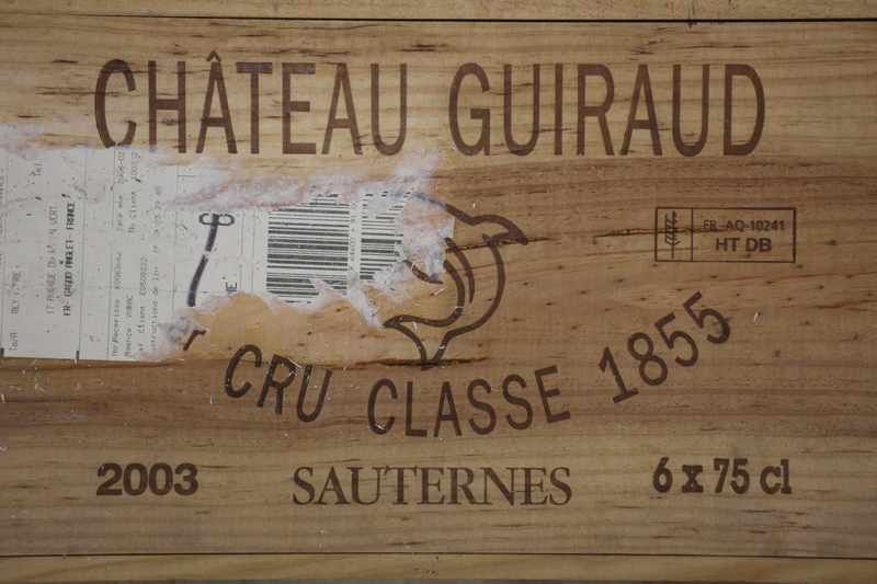 6 Blles CH. GUIRAUD Sauternes 1er CC 200...