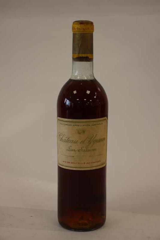 1 Blle CH. D YQUEM 1er Cru Sup. Sauternes...