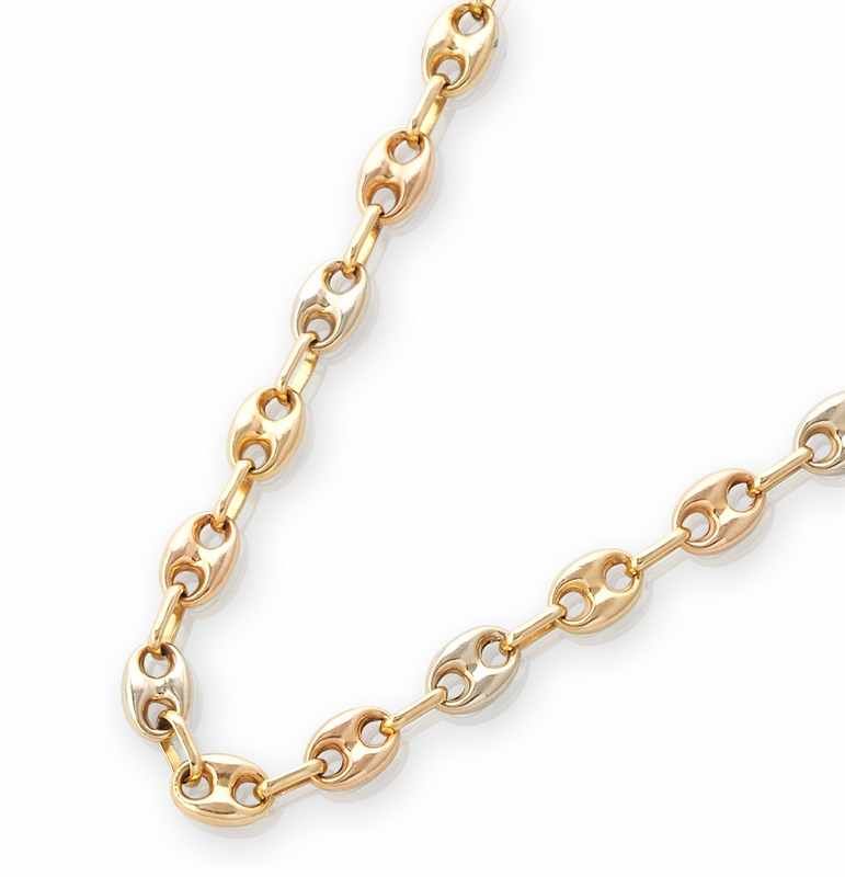 BRACELET maille grain de café en or (750...