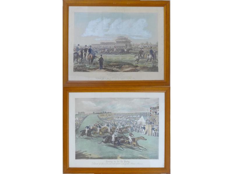 DEUX LITHOGRAPHIES ANGLAISES en couleurs