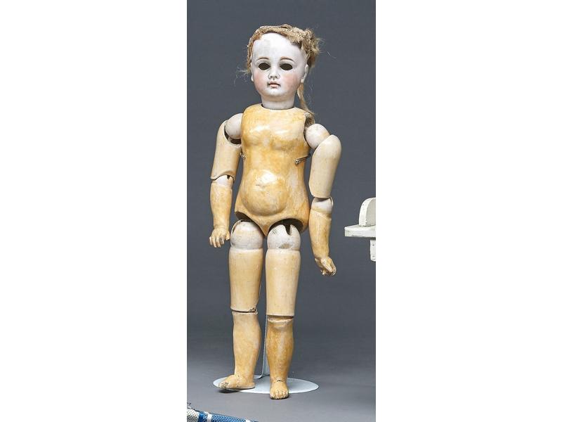 POUPEE ALLEMANDE tête pleine crâne plat,...