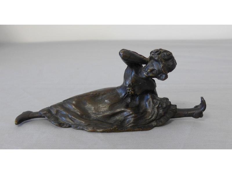 [CURIOSA] PRESSE PAPIER érotique en bronze...