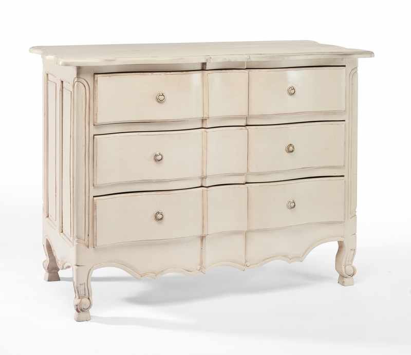 COMMODE rectangulaire à façade arbalète en...