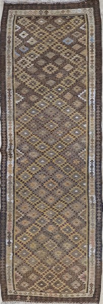 TAPIS GALERIE Kilim en laine dans les tons...