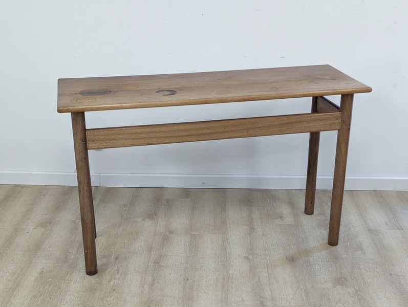CONSOLE rectangulaire en bois naturel reposant...