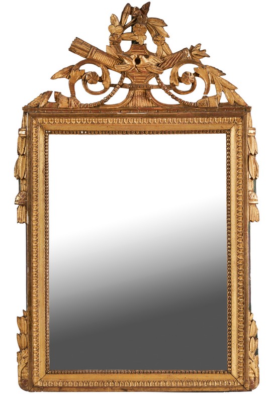 MIROIR rectangulaire dans un cadre en bois...