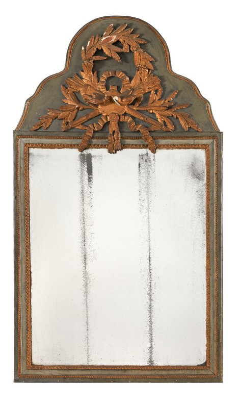 MIROIR rectangulaire au mercure, dans un...