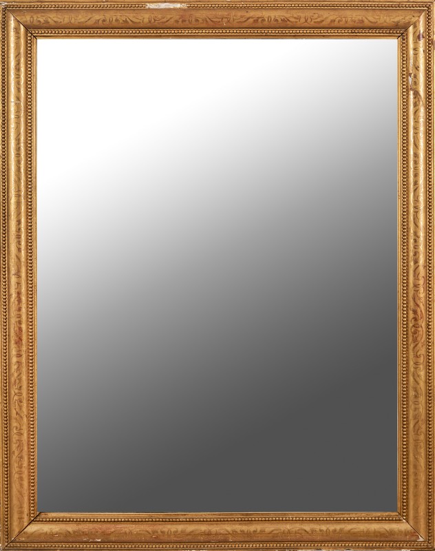 MIROIR rectangulaire dans un cadre en bois...