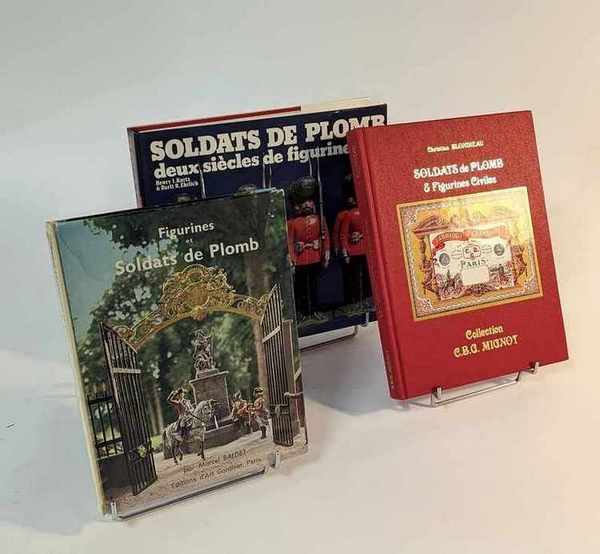 [SOLDATS DE PLOMB] - 3 ouvrages brochés ...
