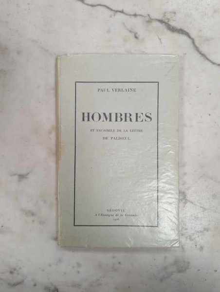 VERLAINE Paul, Hombres et fac-similé de la...