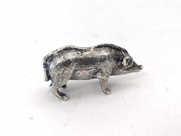 PETIT SANGLIER en argent (925), marqué M...