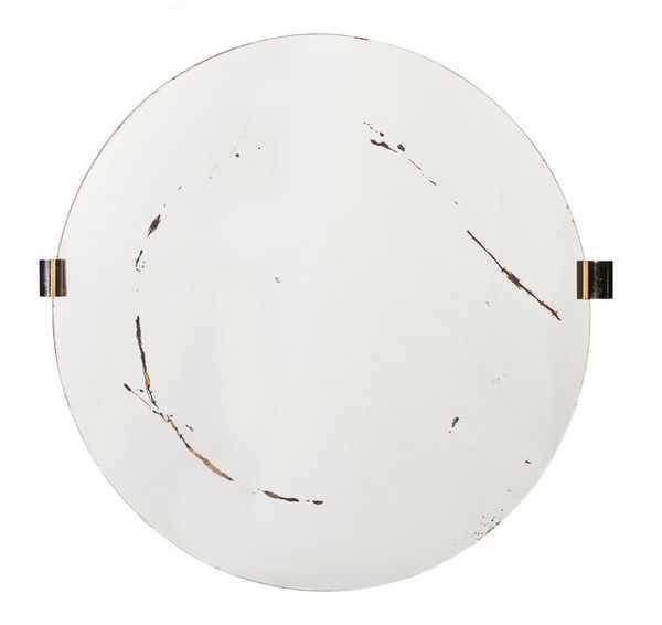 MIROIR circulaire retenu par une traverse...