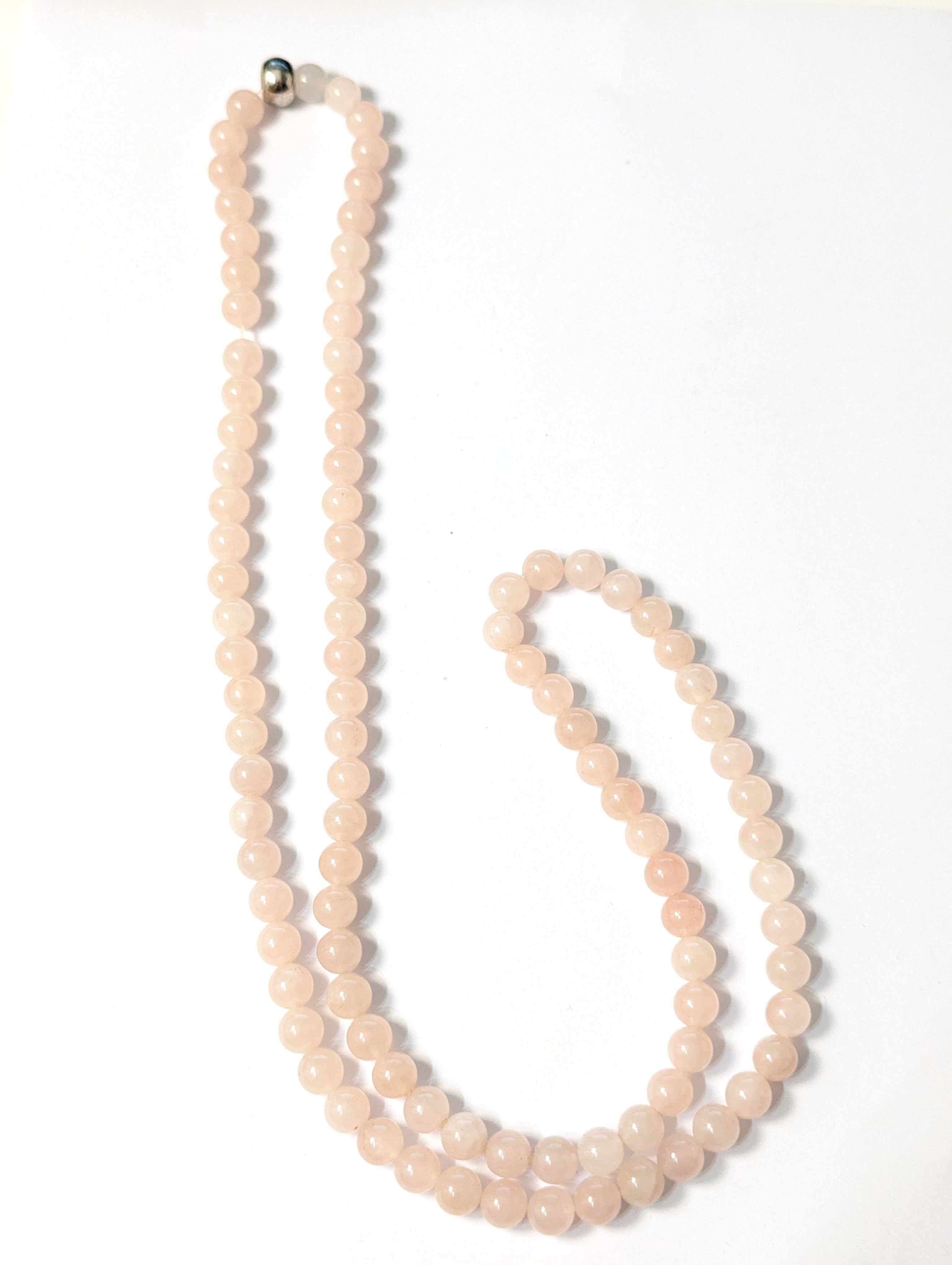 COLLIER probablement à perles en quartz ...