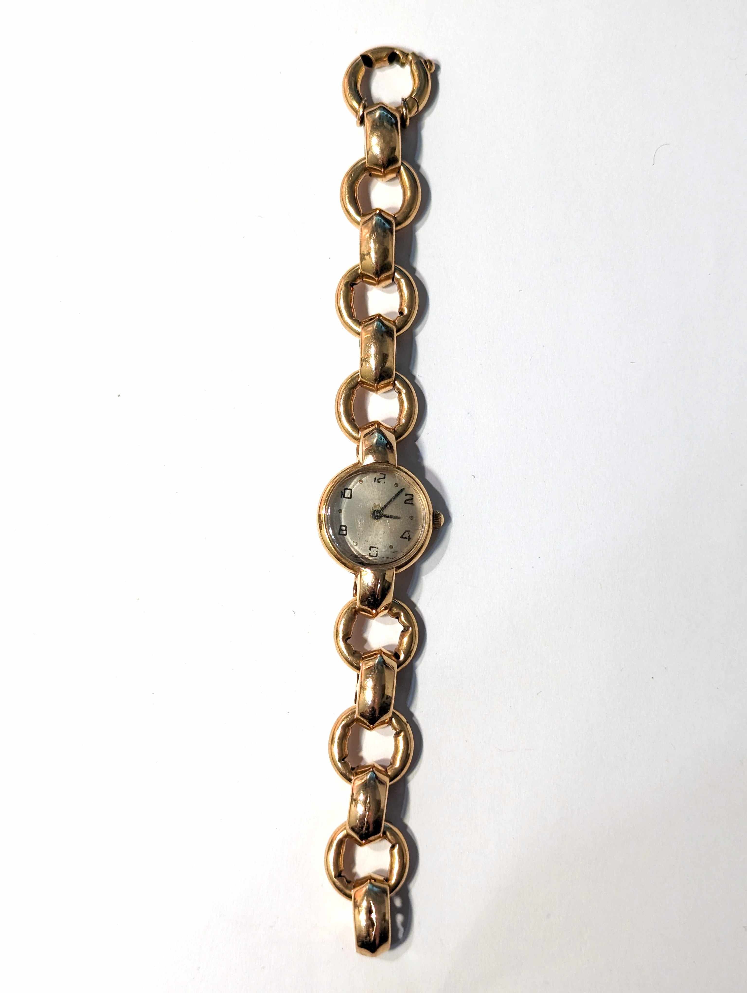 MONTRE bracelet de dame, en or jaune (750),...