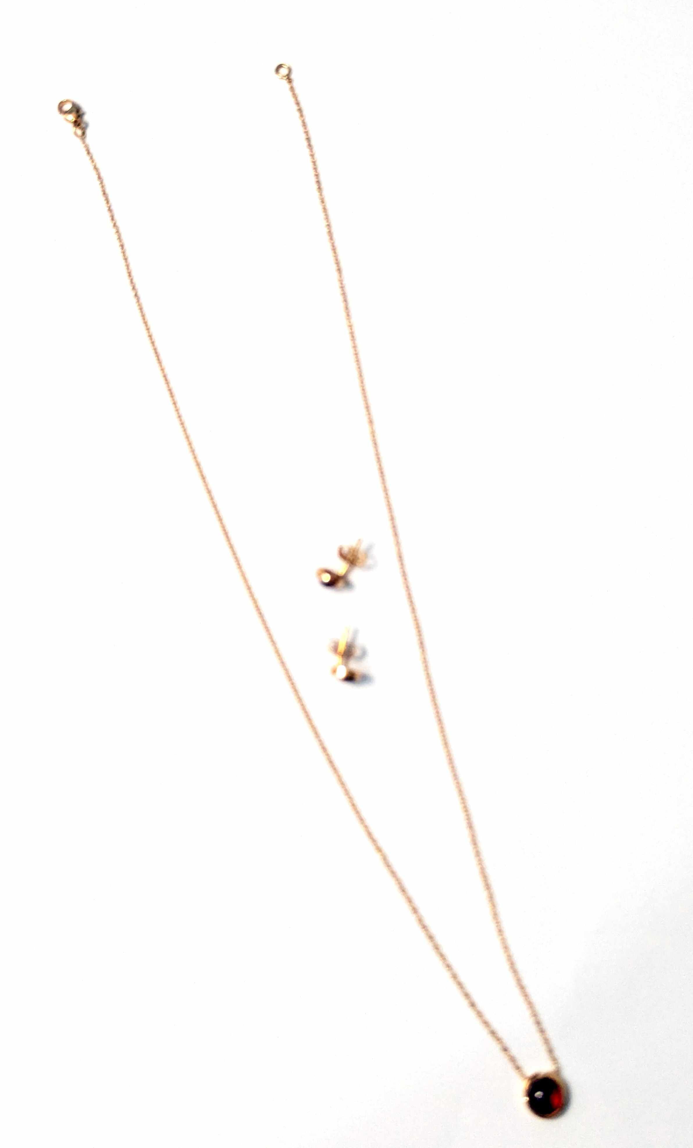 COLLIER CHAINE en or rose (750) à motif d'un...