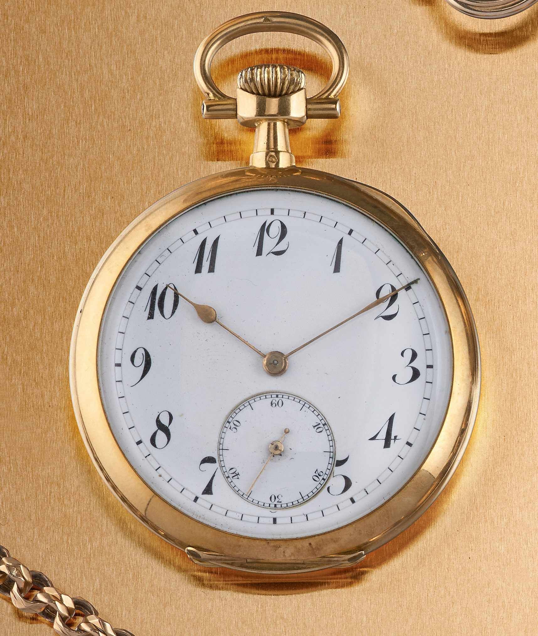 MONTRE GOUSSET en or jaune (750).