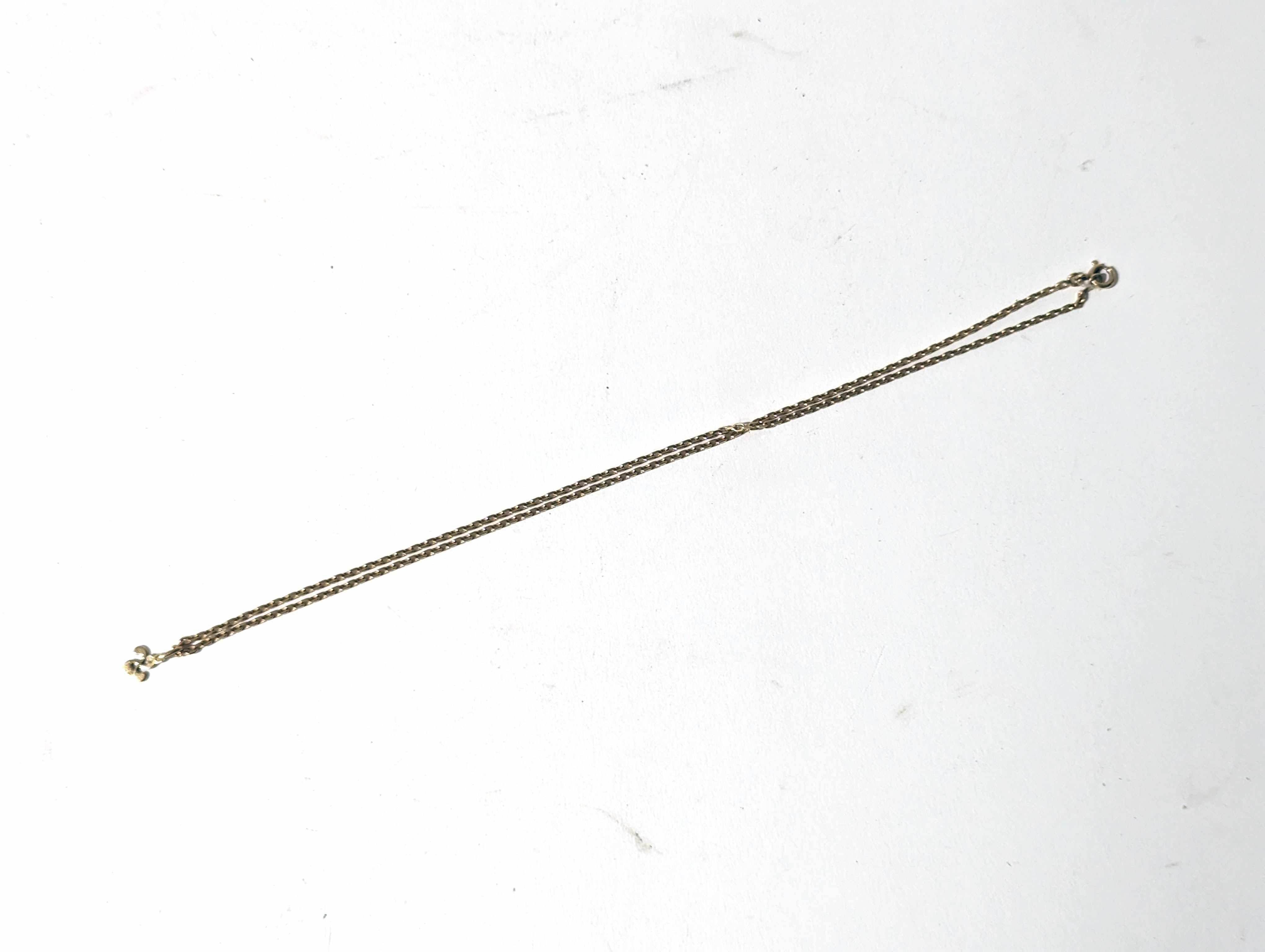 COLLIER en or (750) avec chaîne et petit...