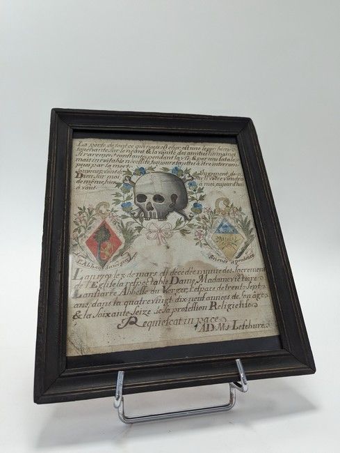 [MEMENTO MORi] - Faire-Part de décès de l'Abbesse...