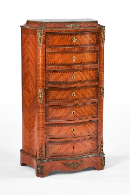SECRETAIRE DE DAME simulant un semainier,...