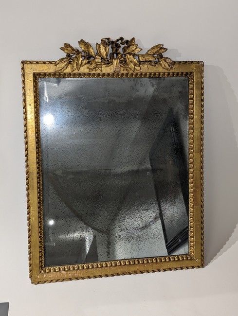MIROIR rectangulaire au mercure, dans un...