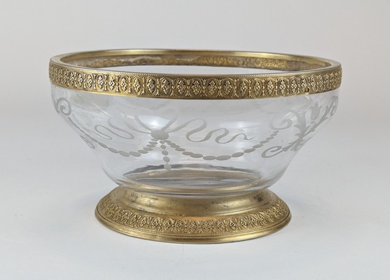 COUPE sur talon en verre moulé soufflé à...