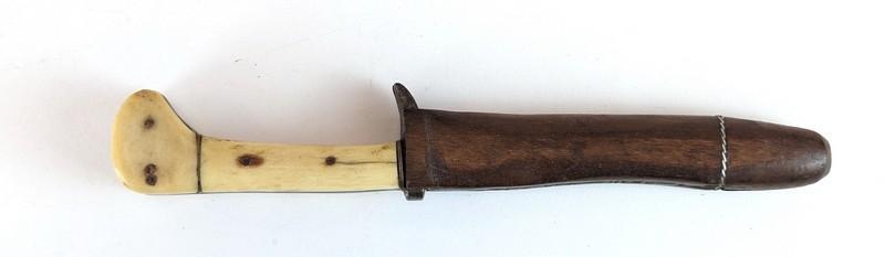 COUTEAU DE CAVALIER ou PESH-KABJ à large...