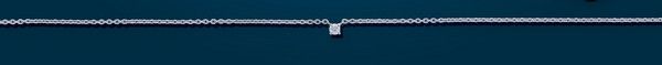 CHAÎNE ET PENDENTIF DIAMANT en or gris (...