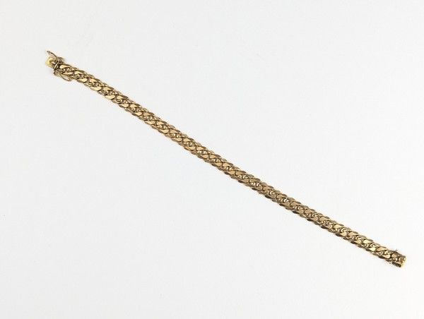 BRACELET GOURMETTE en or rose (750), certaines...