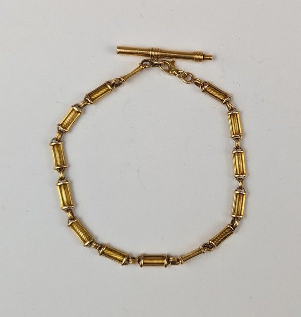 CHAÎNE GILETIERE en or (750) à maille en...
