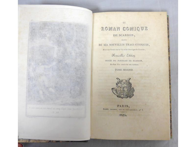 SCARON, Le Roman comique, 1825, deux volumes...