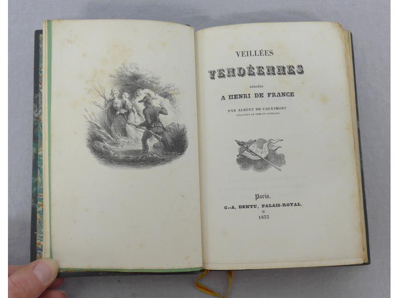 CALVIMONT (A.de) : Veillées vendéennes dédiées...