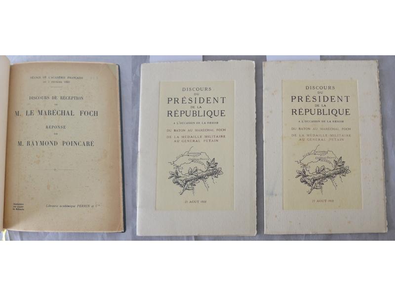 [FOCH] - Discours de réception de M. Le Maréchal...