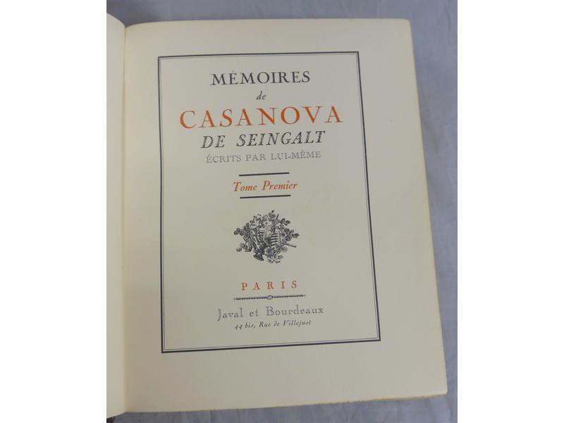 Mémoires de Casanova, Java Les Burdeaux,...