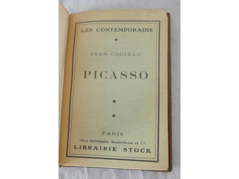 COCTEAU (J.): Picasso. Stock; 1923.