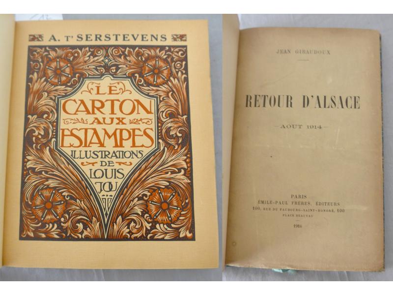 Littérature. Réunion de 3 vol.: -T'serstevens:...