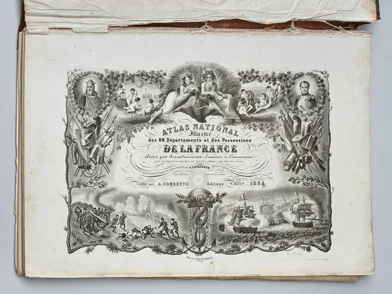 LEVASSEUR : Atlas National illustré des 86...