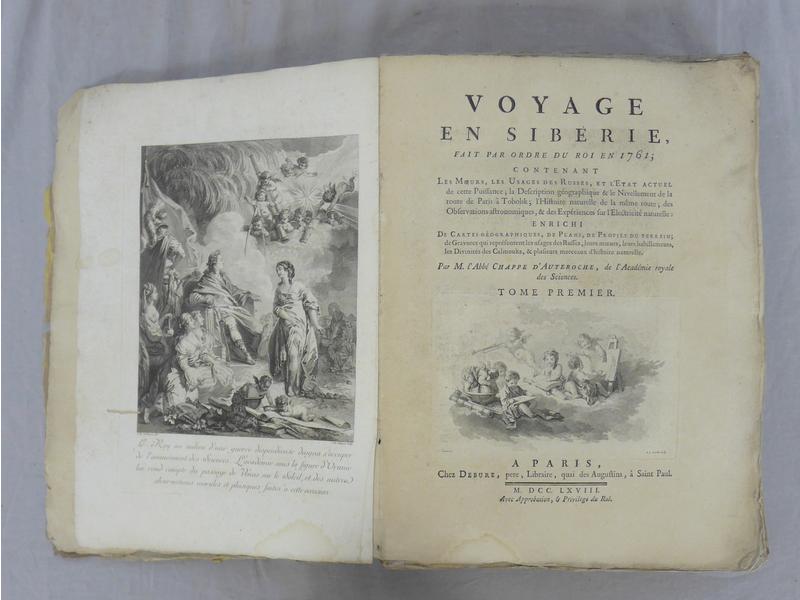 CHAPPE D'AUTEROCHE : Voyage en Sibérie fait...