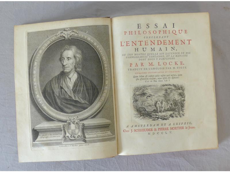 LOCKE : Essai philosophique concernant l'entendement...