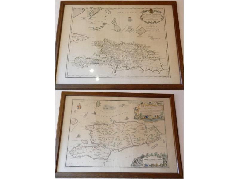 DELISLE: Carte de l'Isle de Saint-Domingue....