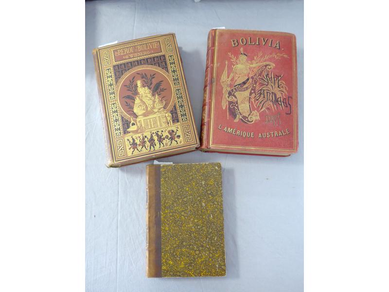 VOYAGES : Lot de 3 vol. bien reliés :
