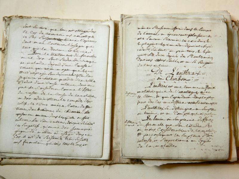 [MANUSCRIT DE MEDECINE] Un volume In-8 en...